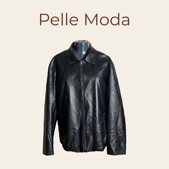 Pelle Moda Men’s Size 54 Leather Jacket (Read First) - Picture 1 of 10